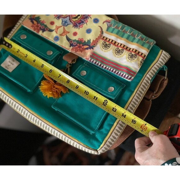 Boho Laptop Case by The House of Tara – Teal & Multicolor, Padded, Artistic Orga - Picture 6 of 7